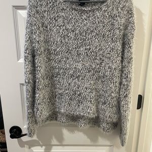 Trendy, shaggy sweater
